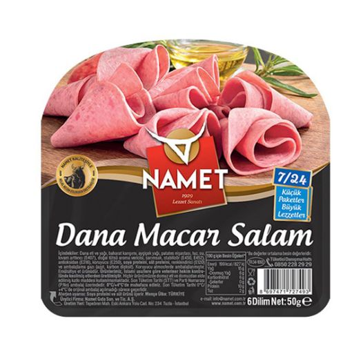 Namet Dana Macar Salam 50 Gr. ürün görseli