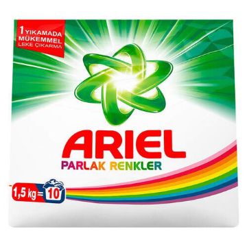 Resim Ariel Parlak Renkler Toz Çamaşır Deterjanı 10 Yıkama 1.5 kg
