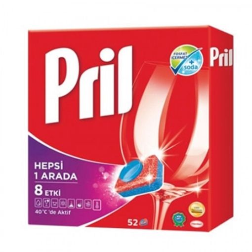 Pril Hepsi Bir Arada Extra Bulaşık Makinesi Deterjanı 45 Adet. ürün görseli