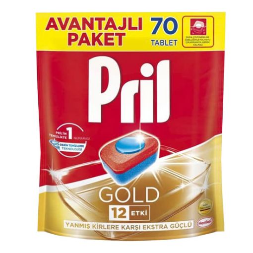 Pril Bulaşık Mak Gold Tablet 70 Lı. ürün görseli