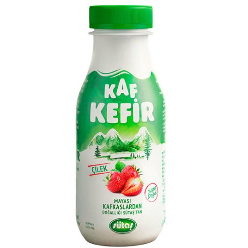 Sütaş Kaf Kefir Çilek 250 ml. ürün görseli