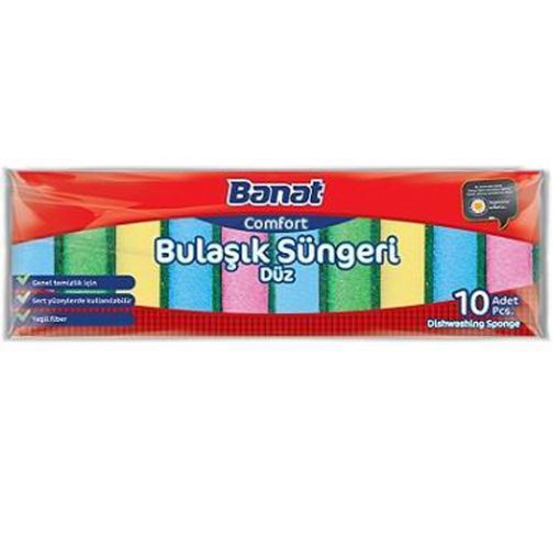 Banat Confort Duz Sünger 10 Lu Stand. ürün görseli