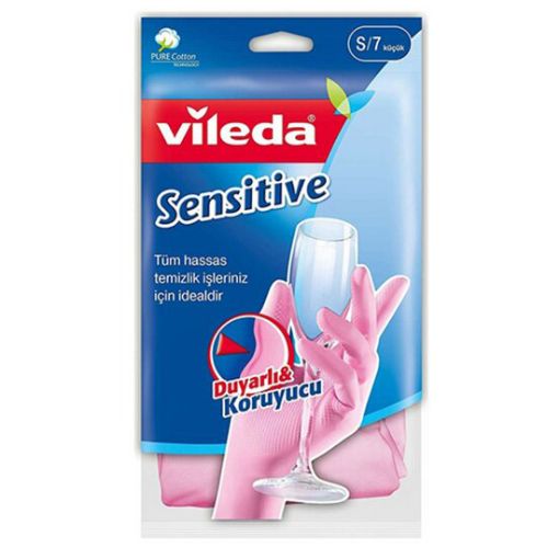 Vileda Sensitive Küçük Boy S Eldiven. ürün görseli