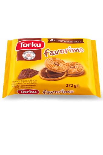 Torku Favorımo Bisküvi 4X61 Gr Kakaolu. ürün görseli