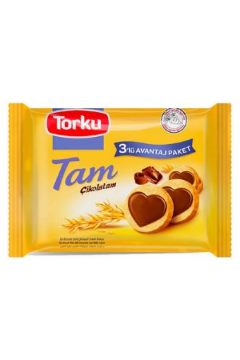 Torku Tam Çikolatam Bisküvi 3X83 Gr. ürün görseli