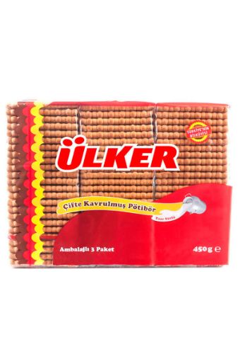 Ülker Çifte Kavrulmuş Pötibör Bisküvi 450 Gr. ürün görseli