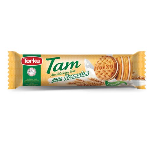 Torku Tam Bugdaylı Sade Kremalı San.Bıs 80 Gr. ürün görseli