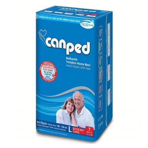 Canped Belbantlı Hasta Bezi N.Büyük 7  Lı. ürün görseli