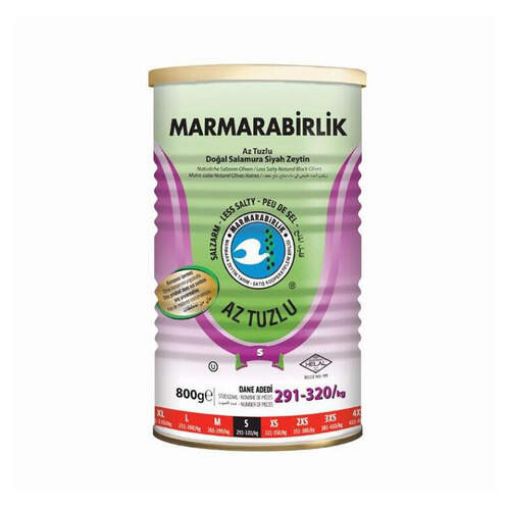 Marmarabirlik Az Tuzlu Doğal Siyah Zeytin 800 Gr. ürün görseli