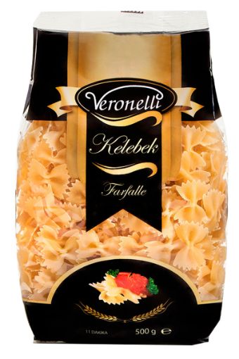 Veronelli Kelebek Makarna 500 Gr. ürün görseli