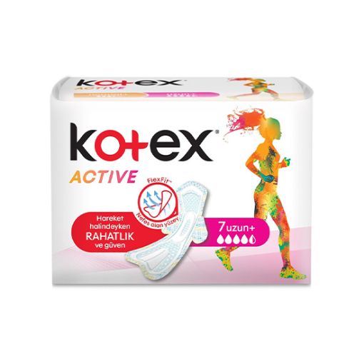 Kotex Actıve Sıngle Uzun 7  Lı. ürün görseli