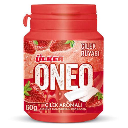 Ülker Oneo Çi?lek Aromalı Draje Sakız 60 Gr. ürün görseli