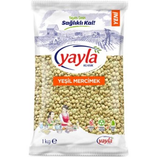 Yayla Yeşil Mercimek 1 kg. ürün görseli