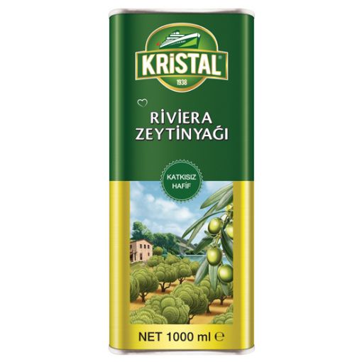 Kristal Riviera Zeytinyağı Teneke 1 Lt. ürün görseli