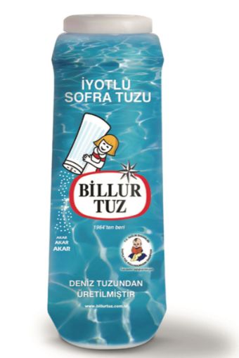 Billur Tuz Rafine İyotlu Sofra Tuzu 500 Gr. ürün görseli