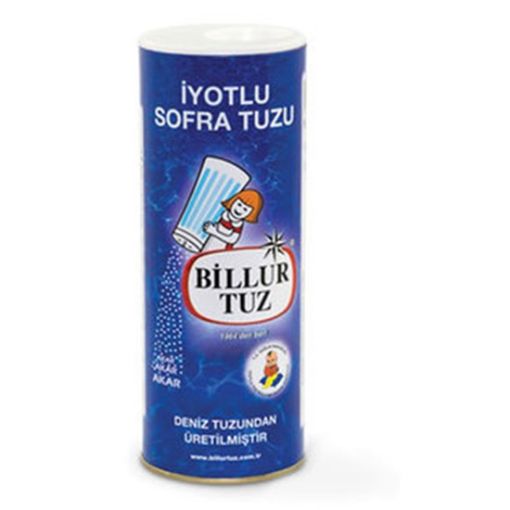 Billur Tuz Rafine İyotlu Sofra Tuzu 125 Gr. ürün görseli