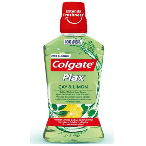 Colgate Plax Çay ve Limon Plağa Karşı Ağız Bakım Suyu 500 ml. ürün görseli
