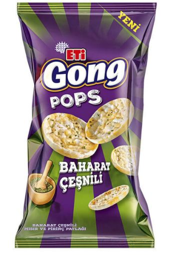 Eti Gong Pops Baharatlı Mısır Patlağı 80 Gr. ürün görseli