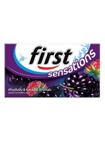 First Sensations Karadut Gizemi Ahududu ve Karadut Aromalı Sakız 27 Gr. ürün görseli