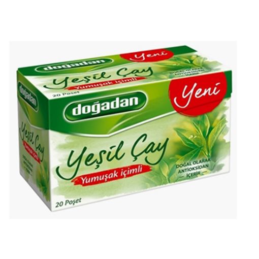 Doğadan Yeşil Çay Sade Yumuşak İçimli 20 Adet. ürün görseli
