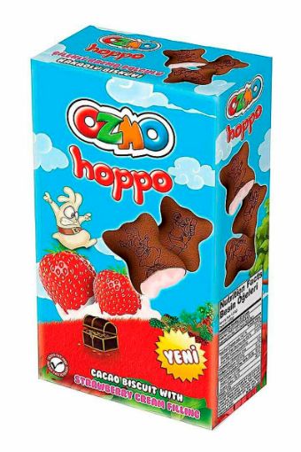 Ozmo Hoppo Çilek Krema Dolgulu Bisküvi 40 Gr. ürün görseli