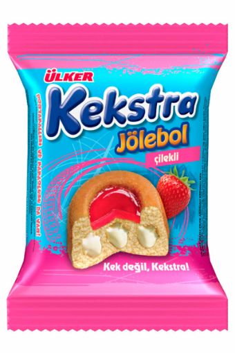 Ülker Kekstra Jölebol Çilekli Kek 40 Gr. ürün görseli