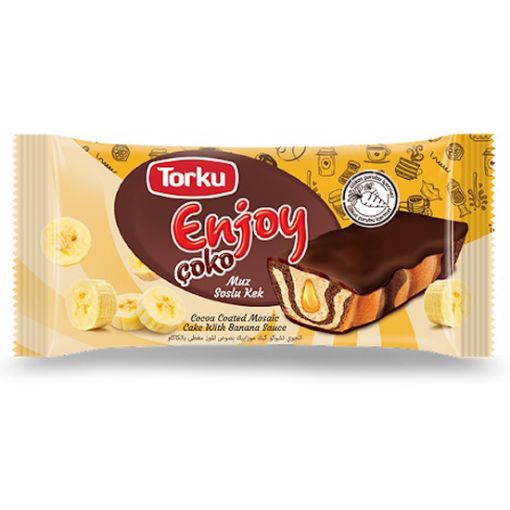 Torku Enjoy Muz Soslu Kek 55 Gr. ürün görseli