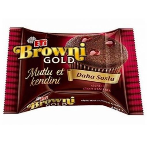 Eti Browni Gold Vişneli Çikolatalı Kek 45 Gr. ürün görseli