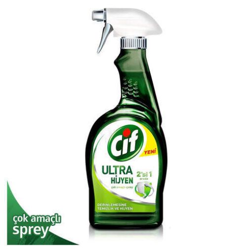 Cif Sprey Temizleyici Her Yerde Ultra Hijyen Çamaşır Suyu Katkılı 750 ml. ürün görseli