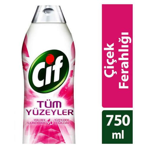 Cif Jel Tüm Yüzeyler Çamaşır Suyu Katkılı Çiçek Ferahlığı 750 ml. ürün görseli