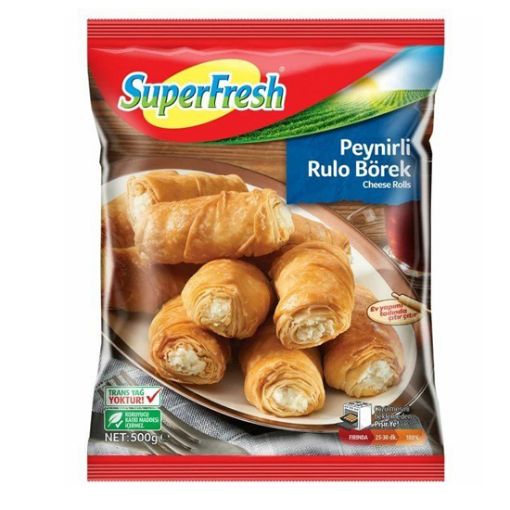 Superfresh Peynirli Rulo Börek 500 Gr. ürün görseli