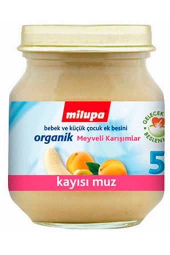 Milupa Organik Kayısı & Muz Püresi 125 Gr. ürün görseli