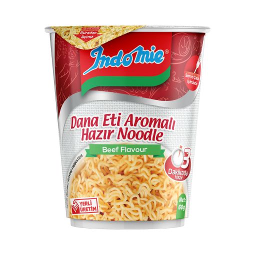 Indo Mıe Noodles Bardak 60 Gr Dana Etli. ürün görseli