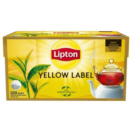 Lipton Demlik Poşet Çay Yellow Label 100 x 3.2 g. ürün görseli