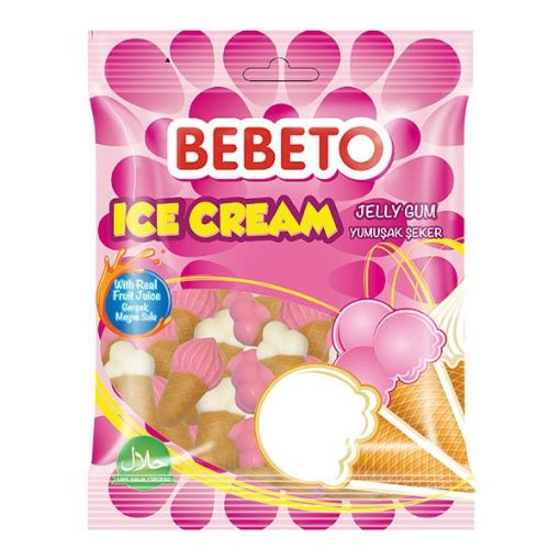 Bebeto Ice Cream Yumuşak Şeker 60 Gr. ürün görseli