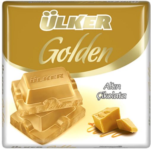 Ülker Golden Karamelli Beyaz Kare Çikolata 60 Gr. ürün görseli