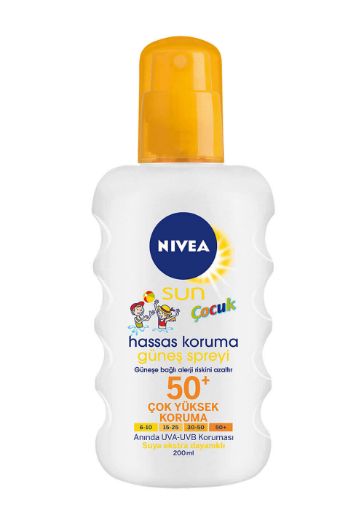 Nivea*Sun Çocuk Hassas Spr F50 200Ml. ürün görseli
