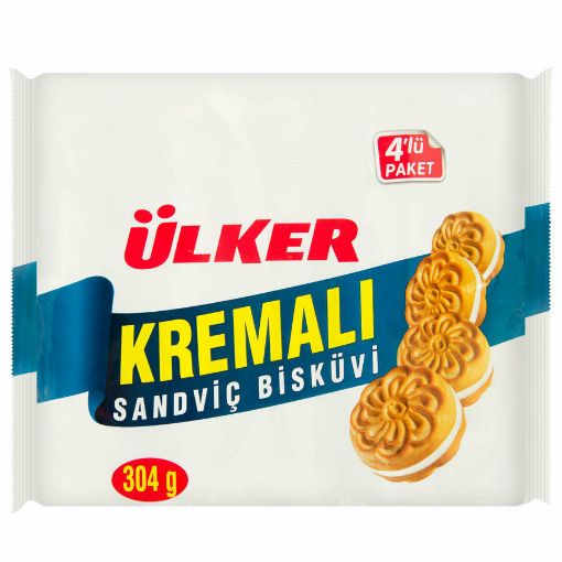 Ülker Bisküvi Kremalı 4x61 Gr. ürün görseli