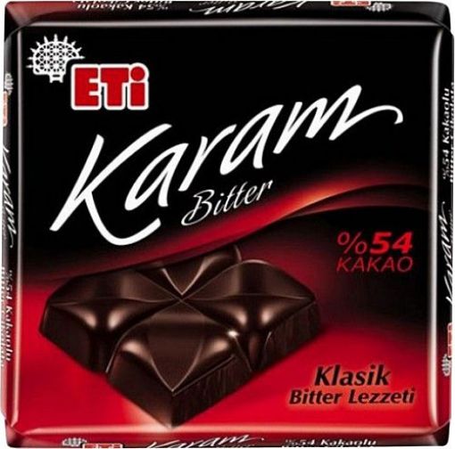 Eti Karam 0,54 Bitter Kare Çikolata 60 Gr. ürün görseli