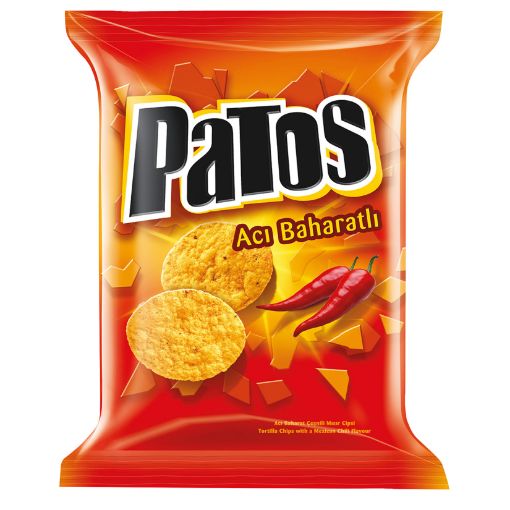 Patos Acı Baharatlı Parti Boy Cips 167 Gr. ürün görseli