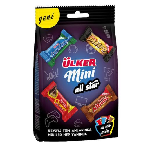 Ülker Mini All Star Çikolata Paketi 91 Gr. ürün görseli