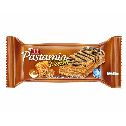 Eti Pastamia Ballı Cevizli Dilim Pasta 27,5 Gr. ürün görseli