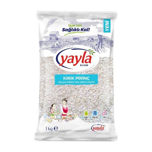 Yayla Bak. Pirinç 1000 Gr Dolmalık Kırık. ürün görseli