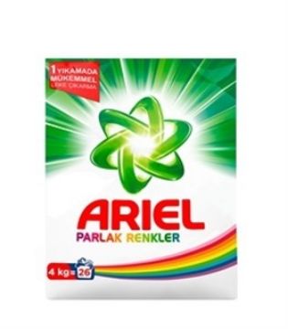 Resim Ariel Dağ Esintisi Renklilere Özel Aquapudra Toz Çamaşır Deterjanı 4 kg