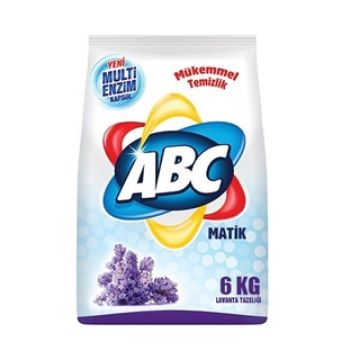 Resim ABC Matik Toz Çamaşır Deterjanı Lavanta Tazeliği 6 kg