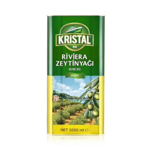 Kristal Riviera Zeytinyağı Teneke 5 Lt. ürün görseli