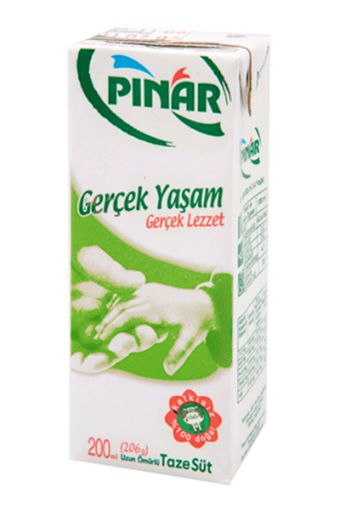 Pınar Tam Yağlı Süt 200 ml. ürün görseli