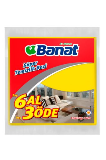 Banat Temizlik Bezi 6 Lı. ürün görseli