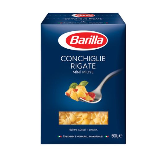 Barilla Mini Midye Makarna (Conchiglie Rigate) 500 Gr. ürün görseli