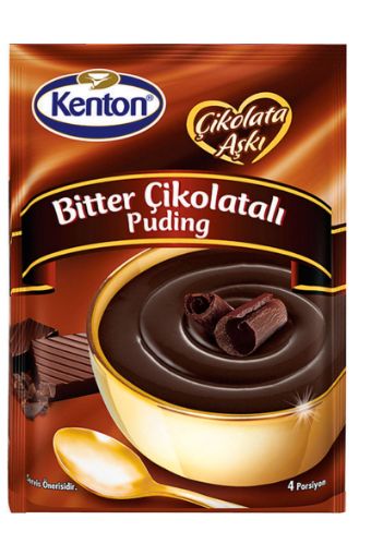 Kenton Çikolata Aşkı Bitter Çikolatalı Puding 100 Gr. ürün görseli